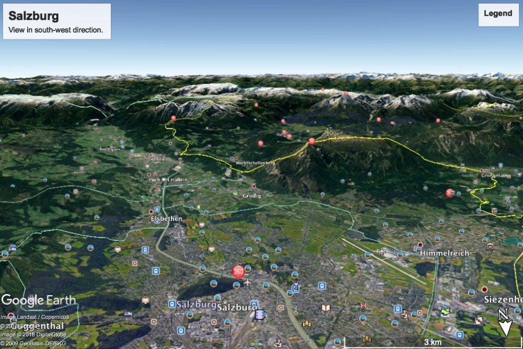 google earth - salzburg